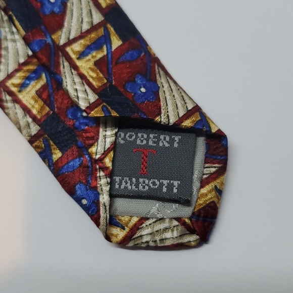 NWT Robert Talbott Silk Beat Of Class Italy Nordstrom Tie (original retail $95.) - Picture 4 of 5